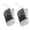 Gray, variant on HIBIBUD 2-Pack Hand Crank Flashlight for Emergencies,4" Red LED,Portable and Powerful