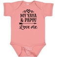 thumbnail image 3 of Inktastic My Yaya and Papou Love Me Girls Baby Bodysuit, 3 of 5