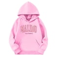 thumbnail image 3 of mgoYE Girl's Cute Graphic Crewneck Sweatshirt Long Sleeve Drop Shoulder Pullover Shirt Tops(Pink,3-4 Years), 3 of 9