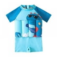 thumbnail image 3 of GYRATEDREAM Kids Float Swimsuit Buoyancy Sticks for Baby Boys One Piece Floating Swim Vest Training Aid Swimwear 2-9 Years, 3 of 6