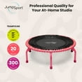 thumbnail image 3 of JumpSport 350 PRO Fitness Trampoline, Cardio Workout Equipment, 39 Inch, Blossom, 3 of 12