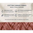 thumbnail image 5 of Soimoi Cotton Canvas | 56" Wide, Sold By 3 Yard | Ikat Print - Pink | Durable Medium Weight Fabric for Bags, Curtains, Crafts & Dcor, 5 of 7