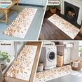 thumbnail image 5 of 2'x6' Rug Runners for Hallways Kitchen, Yellow Leaves Non Slip Entryway Beside Floor Carpet Runner, Summer Botanical Washable Laundry Room Bedroom Throw Rugs Mat for Family Pet, 5 of 8