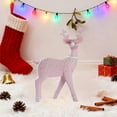 thumbnail image 5 of Christmas Reindeer under $5! Cagogo Christmas Reinforced Resin Deer Figurine, Festive Holiday Decor for Furniture Mantel, Christmas Crafts and Ornaments Set, Decorative Reindeer Statue for Home, 5 of 9