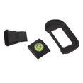 thumbnail image 3 of 3-in-1 Camera Accessory Kit: Soft ABS Eyecup Viewfinder, Hot Shoe Spirit Level & Protective Hot Shoe Cover, Compatible with Canon EOS R, EOS R10 Mirrorless Cameras – Reduces Viewing Fatigue, Blocks, 3 of 6