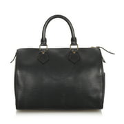Angle View: Pre-Owned Louis Vuitton Epi Speedy 30 Leather Black