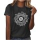 thumbnail image 1 of Fiudx Tops para Mujer Camiseta Estampada con Cuello Redondo y Manga Corta para Mujer, 1 of 2