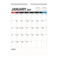 thumbnail image 1 of Calendario de pared 2024 2025, enero 2024 junio 2025, 15 x 12, Días festivos destacados, Calendario de planificación, Papel grueso, 1 of 5