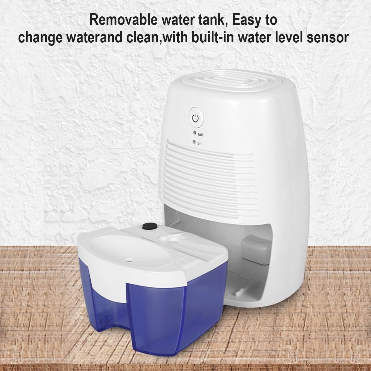 Hillnova Dehumidifiers for Home, Portable 9oz Small Dehumidifier for Bathroom Basement Room Closet RV, 1 Pack