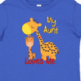 thumbnail image 4 of Inktastic My Aunt Loves Me Giraffe Boys or Girls Baby T-Shirt, 4 of 5