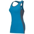 thumbnail image 2 of GIRLS ACTION JERSEY, POWER BLUE/GRAPHITE, M, 2 of 2