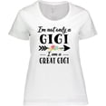thumbnail image 3 of Inktastic I'm Not Only a Gigi I'm a Great Gigi with Flowers Women's Plus Size T-Shirt, 3 of 5