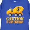 thumbnail image 4 of Inktastic 3rd Birthday Construction Truck, Cement Mixer 3 Years Old Boys Long Sleeve Toddler T-Shirt, 4 of 5