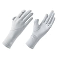 thumbnail image 4 of Guantes de protección solar Strade Fareast Limited para mujer antideslizantes con pantalla táctil Gris claro, 4 of 8