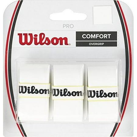 UPC: 0887768146689 | Wilson – WRZ4014WH – COMFORT Tennis Pro Racquet Pack of 3 Overgrip – White