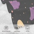 thumbnail image 5 of Yayeee 2 Pack Hand Towels for Bathroom 100% Cotton 16" x 28" Soft Absorbent Kitchen Towel, Black Halloween Ghosts, 5 of 7