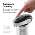 thumbnail image 2 of Kitchen Mama One-To-Go - Abrelatas eléctrico: operación con un solo toque, detección automática de formas de lata, parada automática, borde liso, elevación de tapa, funciona con pilas (blanco), 2 of 5