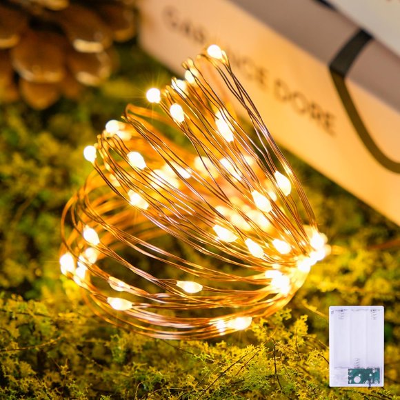EcoNesxp Battery powered 50 LED feet flashing light LED