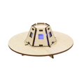 thumbnail image 4 of Madera DIY Modelo Aeroespacial Juguetes de Aprendizaje Temprano Tecnología Pequeña Producción Proyecto de Construcción para Adolescentes Niños Regalos Hugo Aeroespacial de bricolaje, 4 of 10