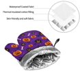 thumbnail image 7 of Oven Mitts and Pot Holders 4 Piece, halloween pumpkins cute fun High Heat Slip Resistant Oven Mitt and Trivets Set Kitchen Oven Glove Pot Holders for Cooking Baking Grilling, 7 of 7