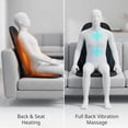 thumbnail image 2 of Mynt Back Massager with Heat, Vibration Massage Pad for Chair, Black, 2 of 9