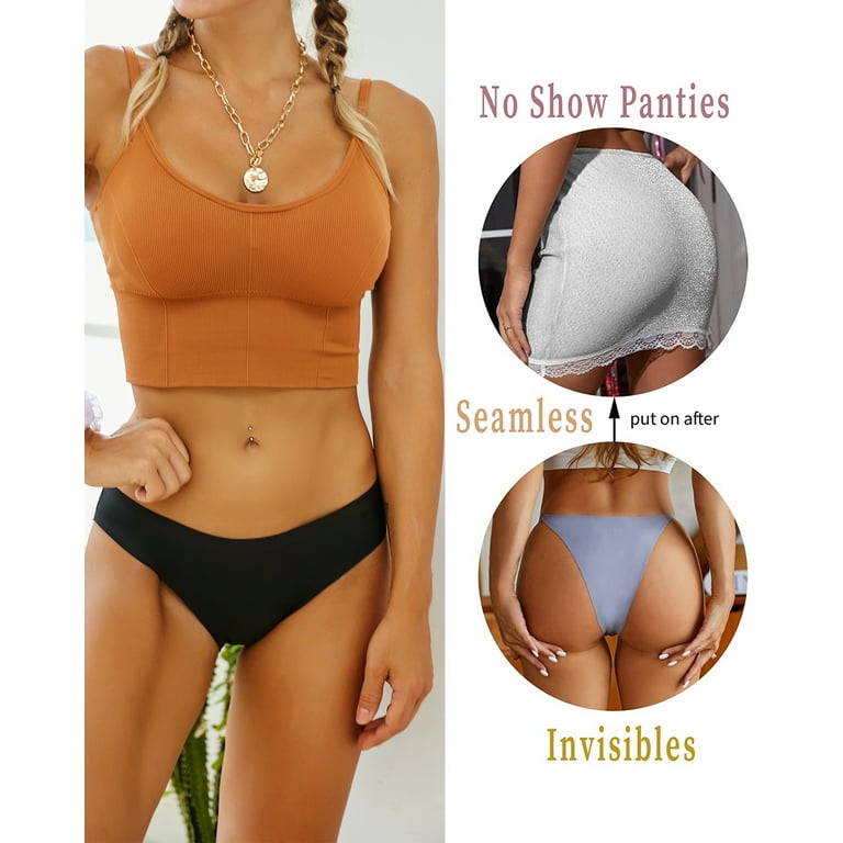 Which is Seamless Underwear For Women No Show Stretch Bikini Panties Soft Silky  Invisible Hipster Briefs XS-XL 5 Pack 