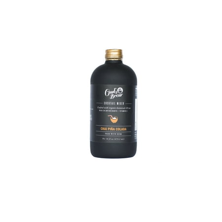 Pina Colada Alcohol - (6 Bottles) Owl's Brew Chai Pina Colada Cocktail Mixer, 8 Fl Oz