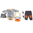 thumbnail image 3 of Doll Clothes, Fashionable Soft Cartoon Doll Clothes Set, Bear Pattern Firmer  Delicate Excellent Craftsmanship Toddler Infant Kids Home For Children Baby Bear Clothes, 3 of 8