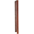 thumbnail image 3 of Oriental Furniture 6 ft. Tall Wooden Louvered Room Divider Walnut 4 Panel, 3 of 6