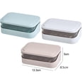 thumbnail image 2 of Plastic Soap Case Soap Holder Dormitory Soap Box Large Soap Dish Toilet Storage, 2 of 4