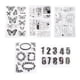 thumbnail image 1 of Matsuzay Rubber Stamp Mixed Silicone Clear Stamps Decor Making for Card Scrapbooking Suministros de escritura y corrección, 1 of 1