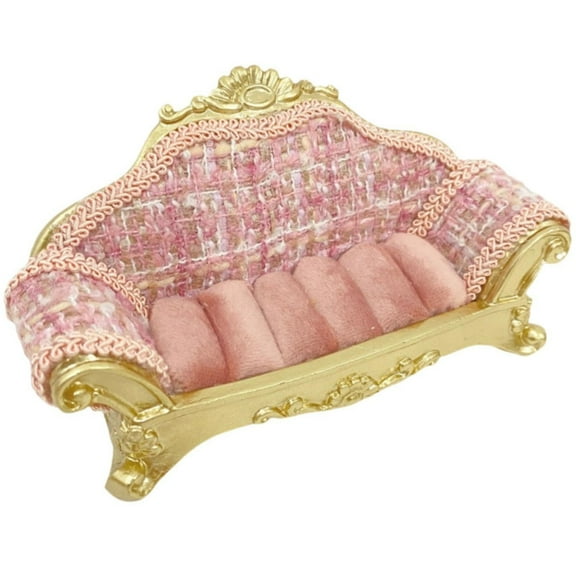 Sofa Jewelry Display Stand For Earrings Rings Amulets With Fabric Plastic Construction Decorative Organiser For Home Store