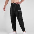 thumbnail image 2 of fheaev Cargo Sweatpants for Men Casual Hiking Pants Joggers Sports Athletic Trousers with Multi Pockets for Outdoor Activewear Gym Casual Wear, 2 of 8