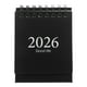 thumbnail image 5 of GOOHOCHY Calendario de escritorio 2026 mensual con caballete, bloc mensual, calendario pequeño de pie para el hogar y la oficina, color negro, 5 of 7