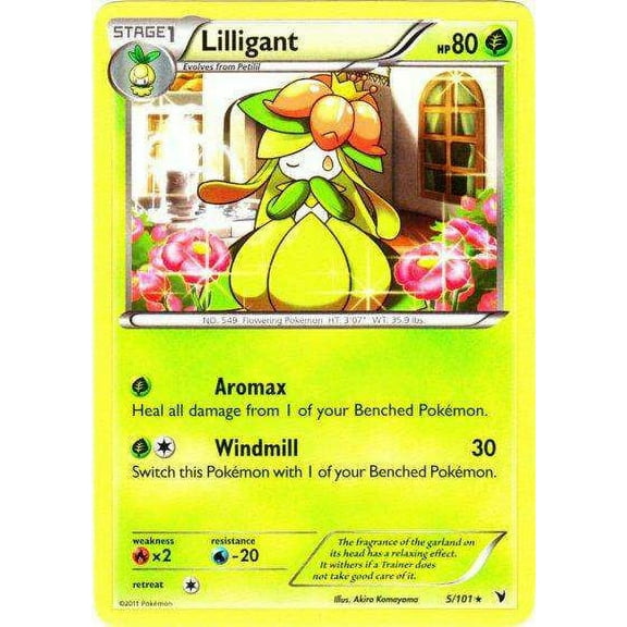 Pokemon Noble Victories Rare Lilligant #5