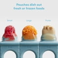 thumbnail image 3 of Comedero para bebés Frida Baby Fresh Frozen, silicona, 3 unidades, 3 of 6