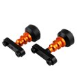 thumbnail image 3 of Ohmyroo 2-Piece Auto Motorcycle Anti-Fall Frame Slider CNC Aluminum Collision Protector Orange, 3 of 6