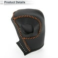 thumbnail image 4 of Cubierta de pomo de cambio de marcha Unique Bargains para Ford Ranger 2019-2022, protector de mango de cambio antideslizante de cuero sintético negro marrón, 4 of 6