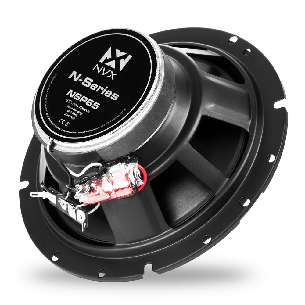 NVX Rear Door 6.5" 2-Way Coaxial Car Speaker Replacement Package 2003-2008 Honda Pilot 540W Peak