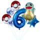 thumbnail image 1 of Globo de Pokémon Pikachu de 7 piezas, suministros de decoración para fiesta de cumpleaños, Squirtle Bulbasaur, figuras de regalo, 1 of 2