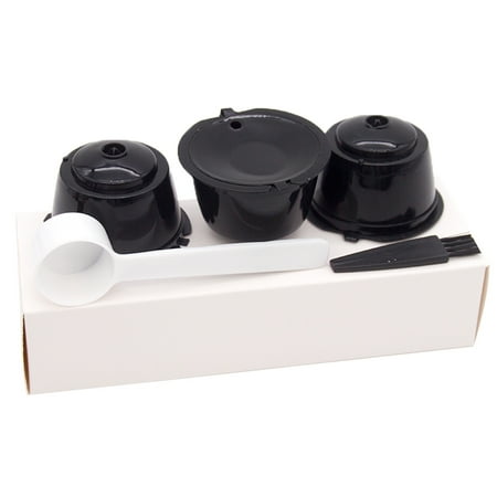 

Kuriozud Refillable Coffee Capsules Drip Irrigation with Spoon & Brush