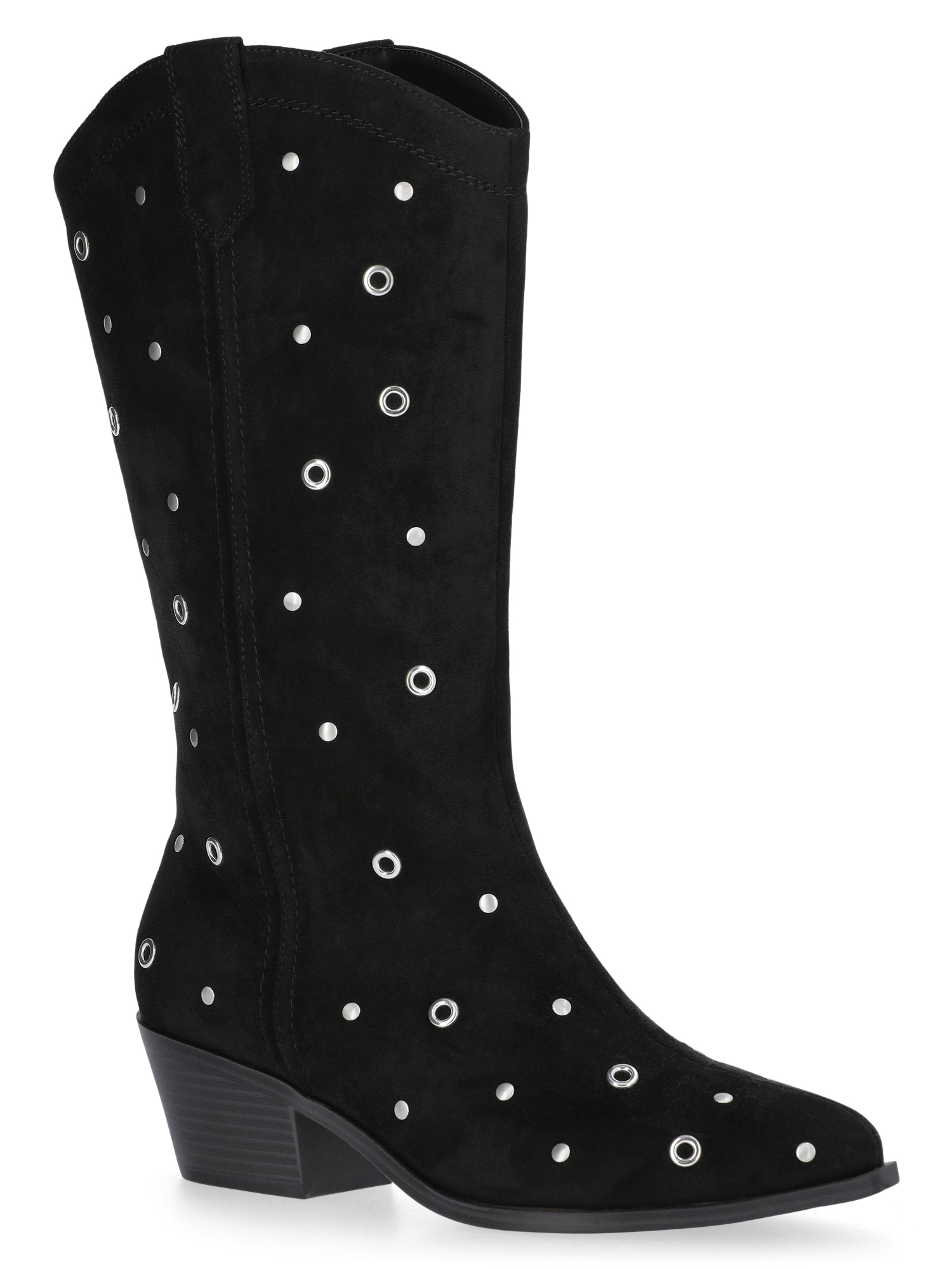 No Boundaries Women's Western Grommet Boots