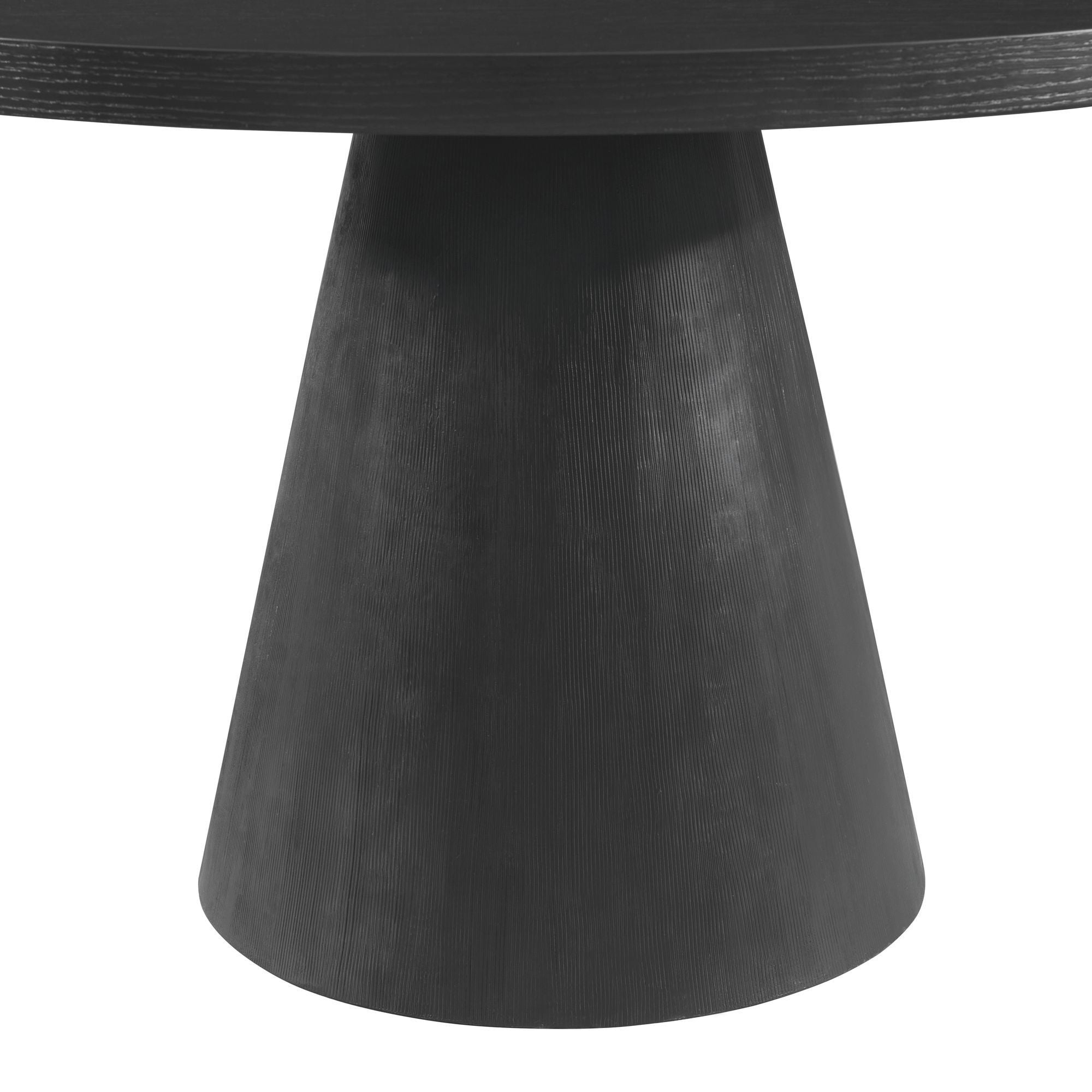 Picket House Furnishings Canal Round Dining Table in Black