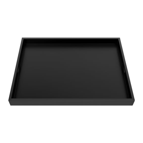 ChicHomey Multi-Purpose Stove Cover,28.5 x 21In,Pine Wood,44lb Load-Bearing Tray,for Kitchen Counter Space (Black)
