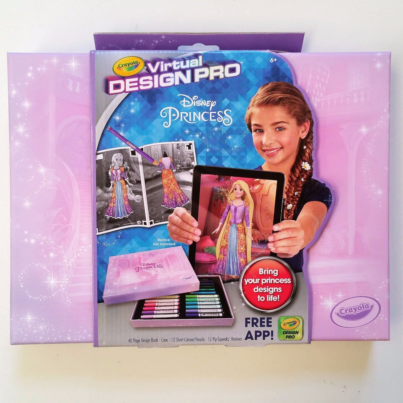 Crayola Virtual Design Pro Disney Princess Coloring Book ...