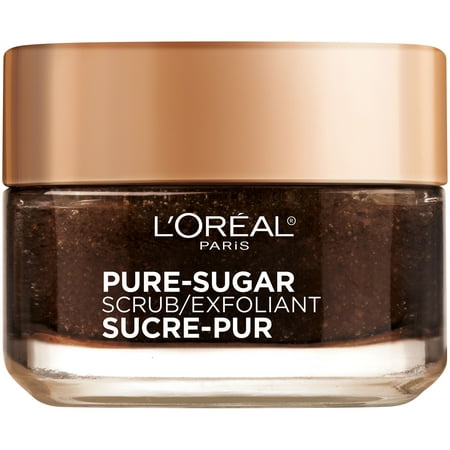 L'Oreal Paris Pure Sugar Scrub Resurface and Energize Coffee Facial Scrub, 1.7 fl.