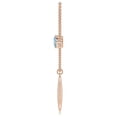 thumbnail image 2 of ANGARA Natural Aquamarine Pisces Constellation Medallion Pendant in 14K Rose Gold for Women (Size-4mm) | March Birthstone, Birthday, Anniversary, Jewelry Gift for Women | Natural Aquamarine Necklace, 2 of 7