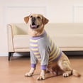 thumbnail image 6 of Harikaji Dog Elbow Protector Shirt for Calluses, Dog Leg Recovery Suit to Prevent Licking Wound, Dog Shirt Pajamas for Small Medium Large Dogs Purple L, 6 of 7