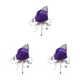 thumbnail image 3 of Redempat Versatile Wedding Brooch Add Classy And Sophisticated Touch To Any Look Modern Minimalist Brooch Pin blue purple 3Set, 3 of 6