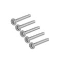 thumbnail image 4 of Uxcell Tornillos de cabeza plana M4x25mm Phillips cruzados de acero inoxidable 304, fijaciones, tornillos, paquete de 50, 4 of 5